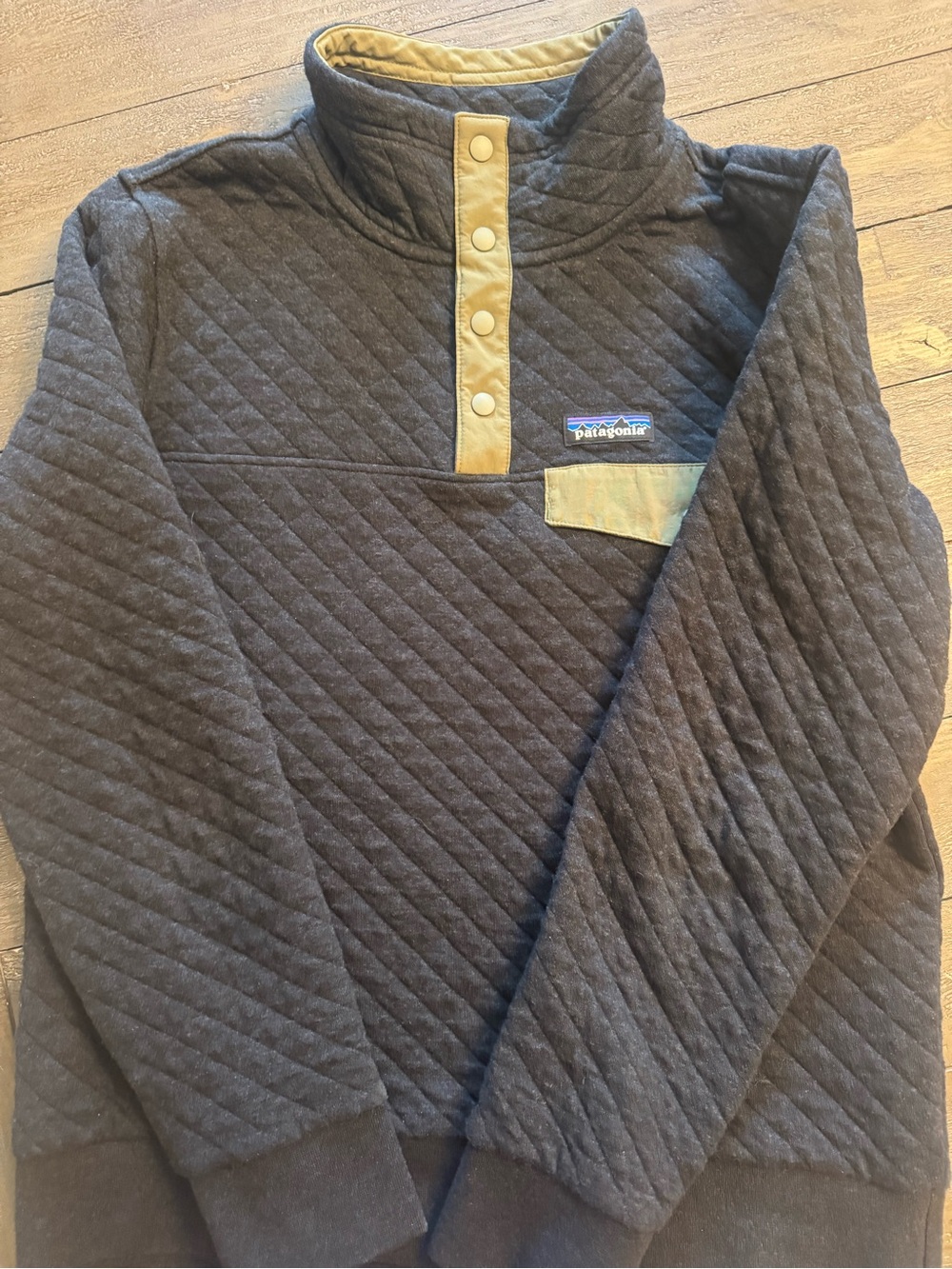 PATAGONIA Women's Cotton Quilt Snap-T Pullover Size Small